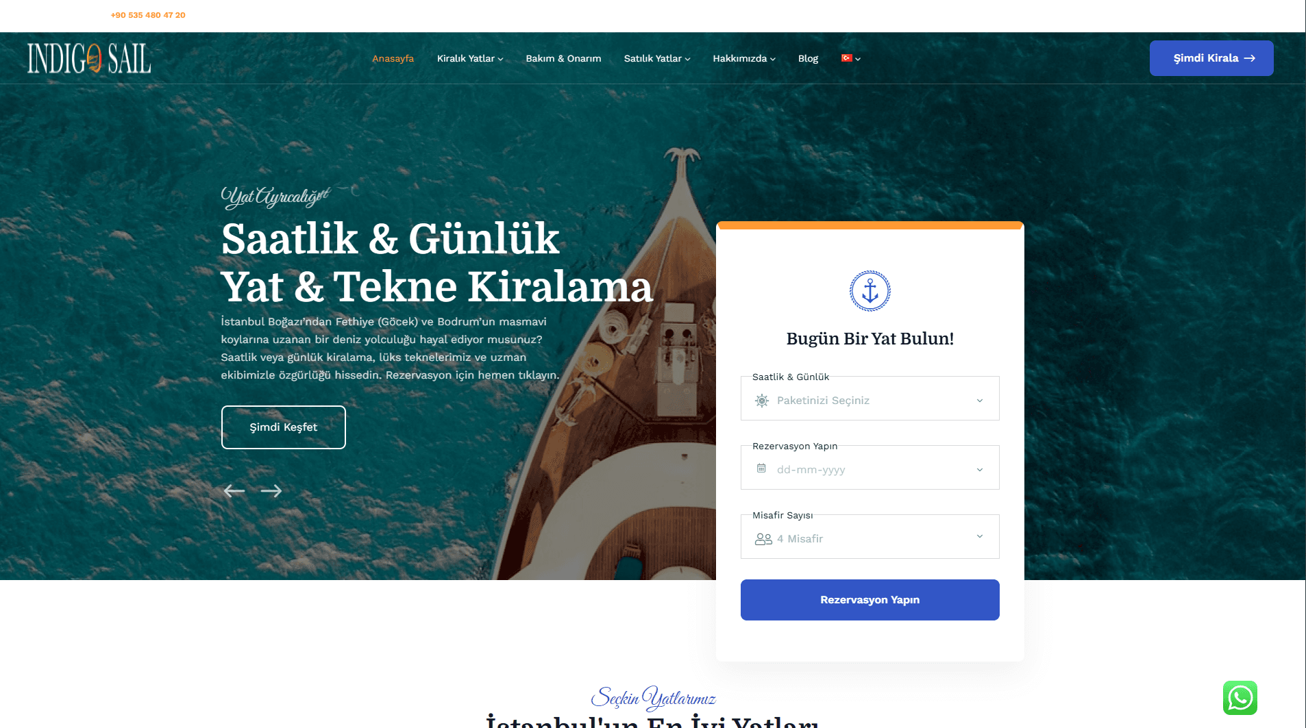 IndigoSail Yat Kiralama